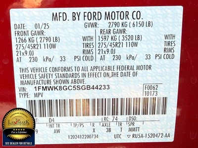 2025 Ford Explorer ST 4WD