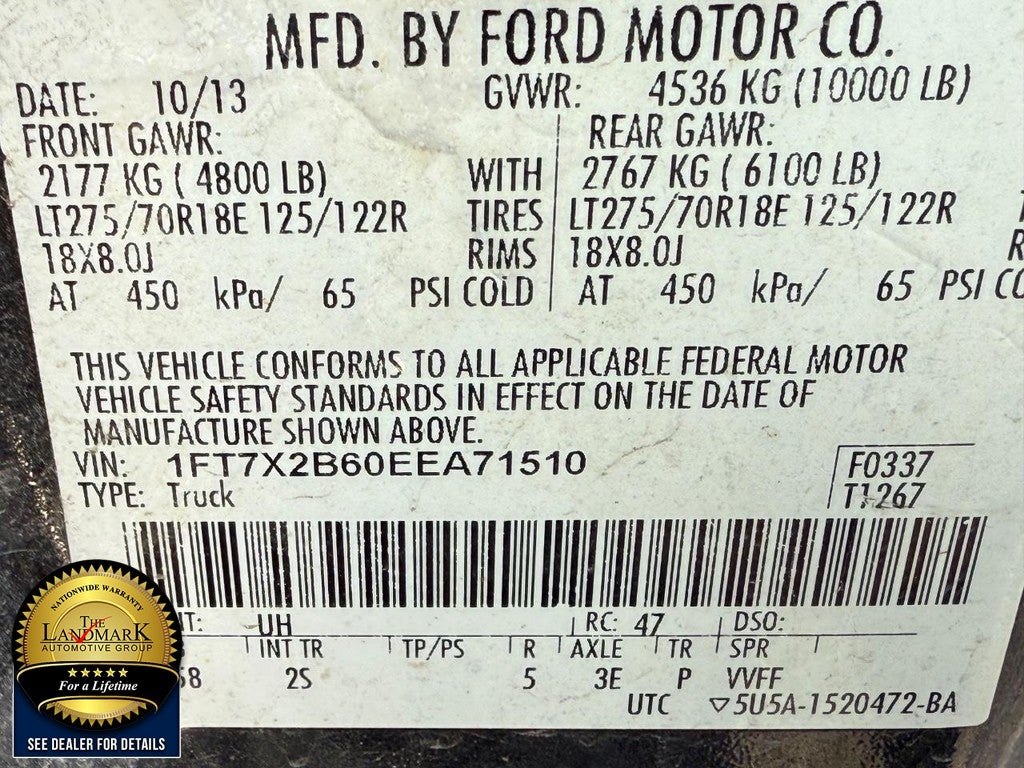 2014 Ford Super Duty F-250 SRW 4WD SuperCab 142" XLT