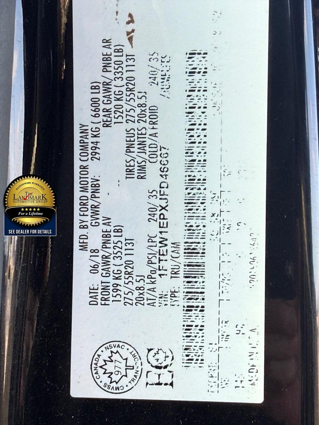 2018 Ford F-150 LARIAT 4WD SuperCrew 5.5' Box