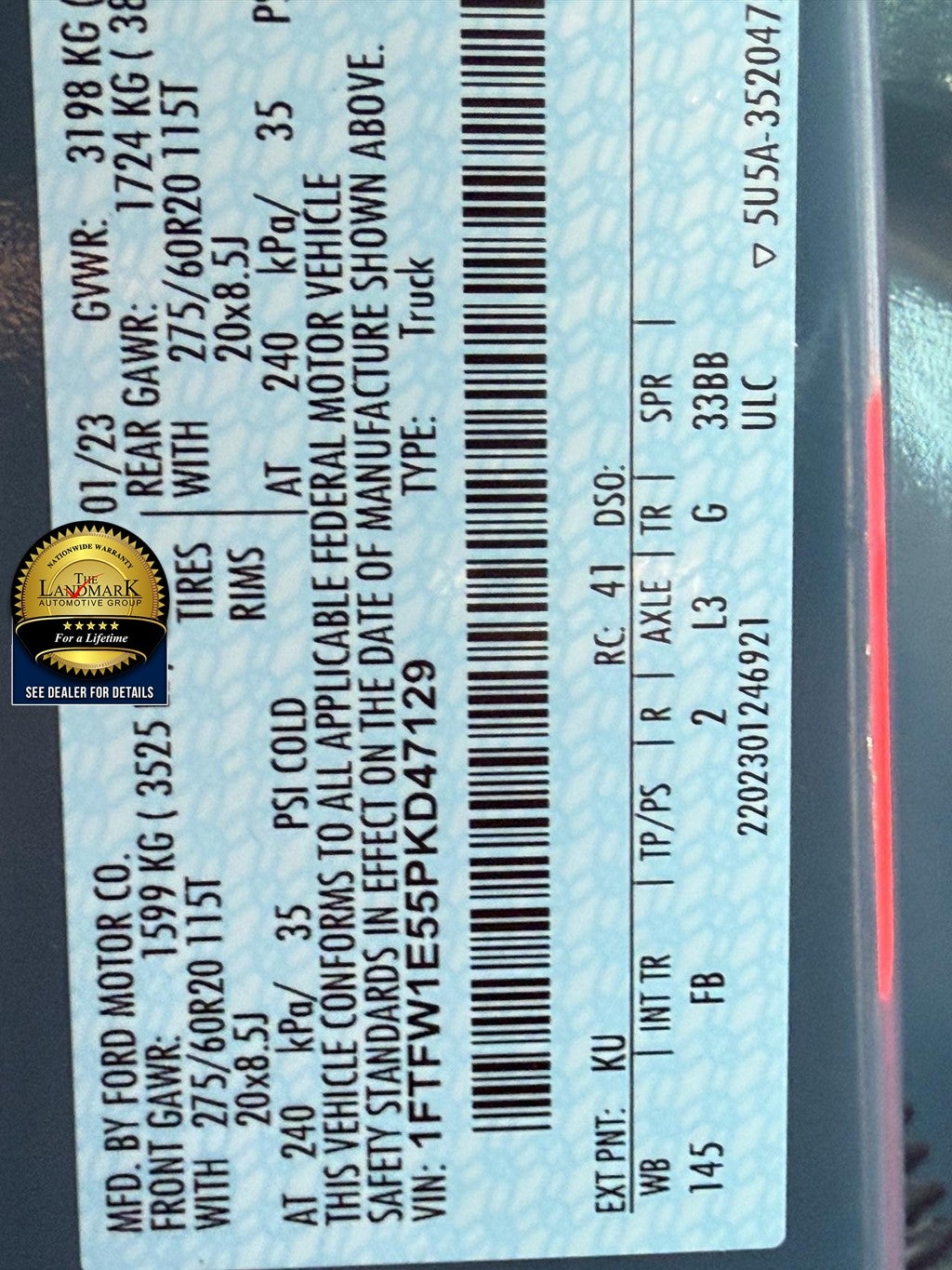 2023 Ford F-150 XLT 4WD SuperCrew 6.5' Box