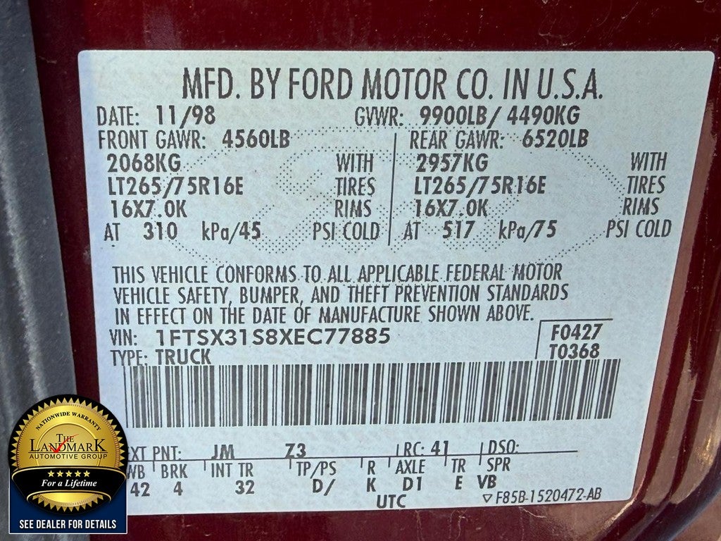 1999 Ford Super Duty F-350 SRW Supercab 4WD