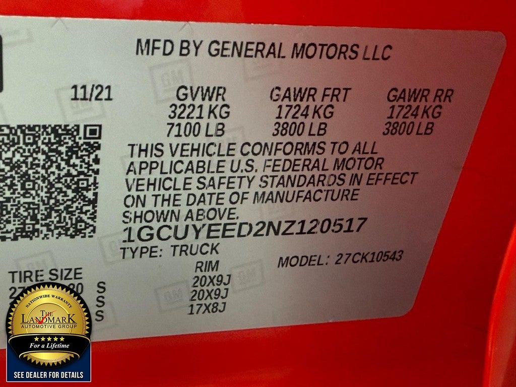 2022 Chevrolet Silverado 1500 LTD 4WD Crew Cab 147" RST