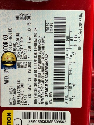 2021 Ford Bronco Sport Outer Banks 4x4