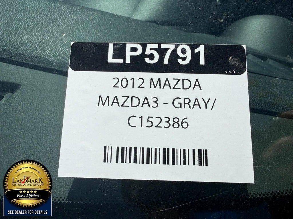 2012 Mazda Mazda3 Sedan 4dr Sdn Auto i Sport