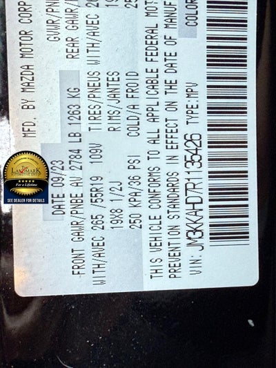 2024 Mazda Mazda CX-90 3.3 Turbo Select AWD