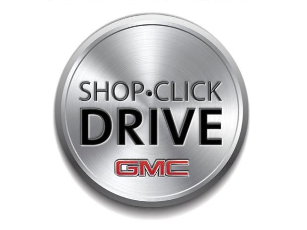 Shop. Click. Drive. GMC Logo